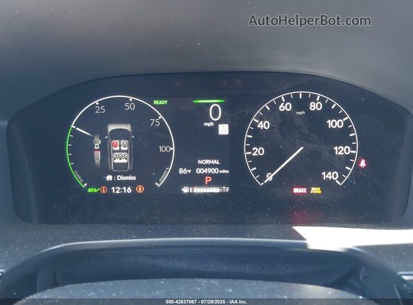 7FARS6H92SE097752 2025 HONDA CR-V Black უკანა სავარძლების ხედი