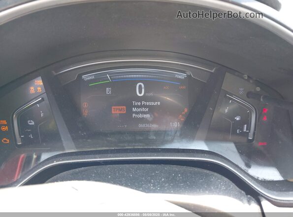 7FART6H95ME017117 2021 HONDA CR-V Red Rear seats view