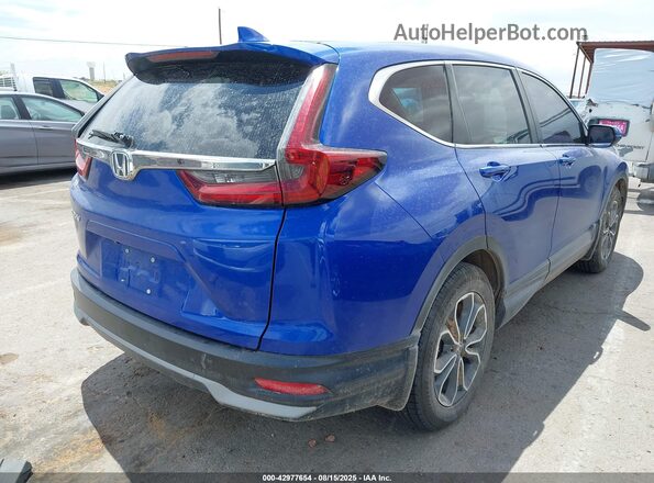 7FARW1H51ME008423 2021 HONDA CR-V Blue Trasero derecho
