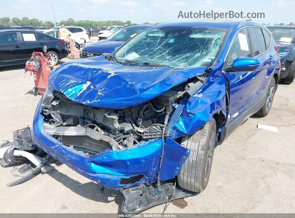 7FARW1H82ME003760 2021 HONDA CR-V Blue წინა ხედი
