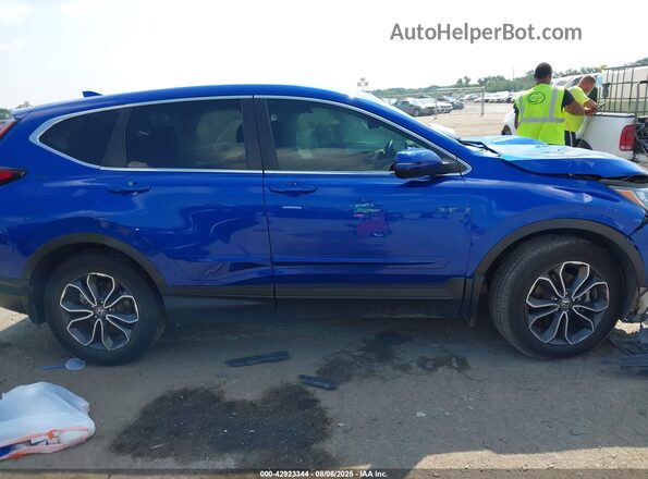 7FARW1H82ME003760 2021 HONDA CR-V Blue ხელსაწყოთა პანელის ხედი