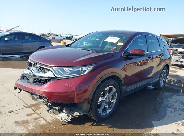 7FARW1H83JE024984 2018 HONDA CR-V Burgundy 