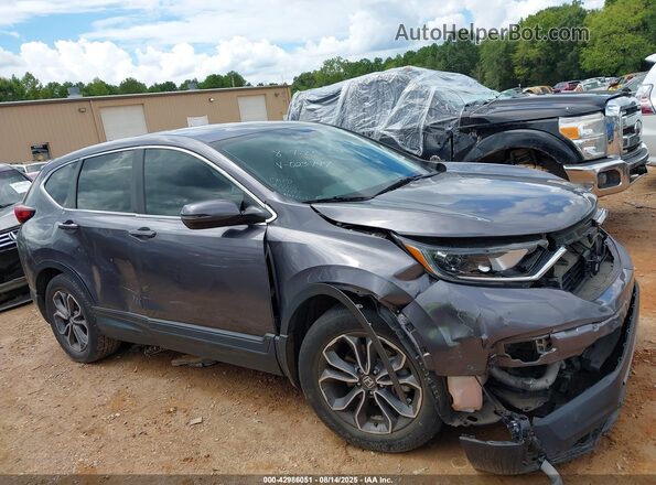 7FARW1H84ME023797 2021 HONDA CR-V Gray Widok zestawu wskaźników