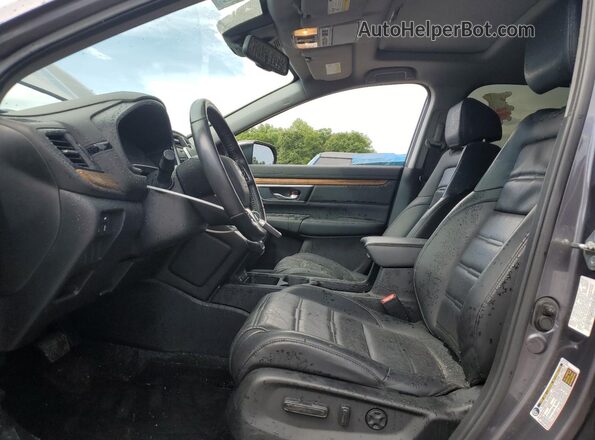 7FARW1H88LE016544 2020 HONDA CR-V Gray Вид салону спереду