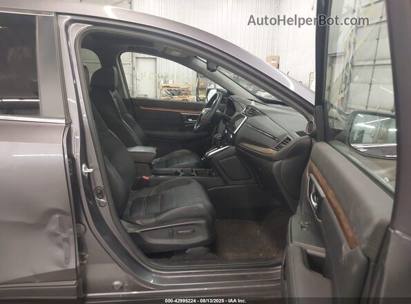 7FARW2H81ME015226 2021 HONDA CR-V Gray წინა სალონის ხედი