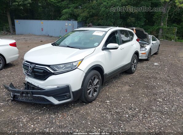 7FARW2H88ME010833 2021 HONDA CR-V White Vista tres cuartos delantera izquierda