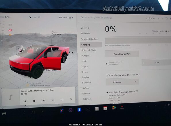 7G2CEHED0RA006320 2024 TESLA CYBERTRUCK Green 