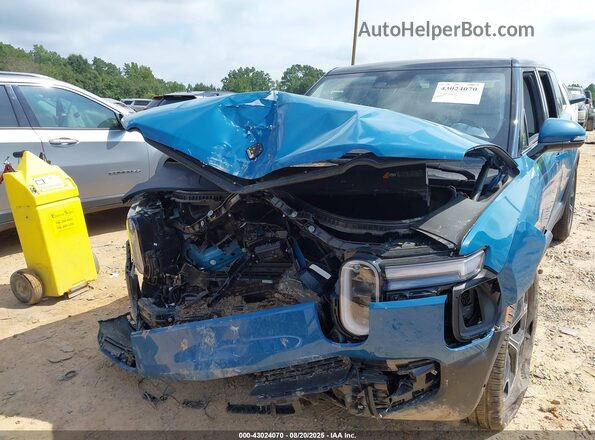 7PDSGBBA3SN072766 2025 RIVIAN R1S Blue Widok zestawu wskaźników