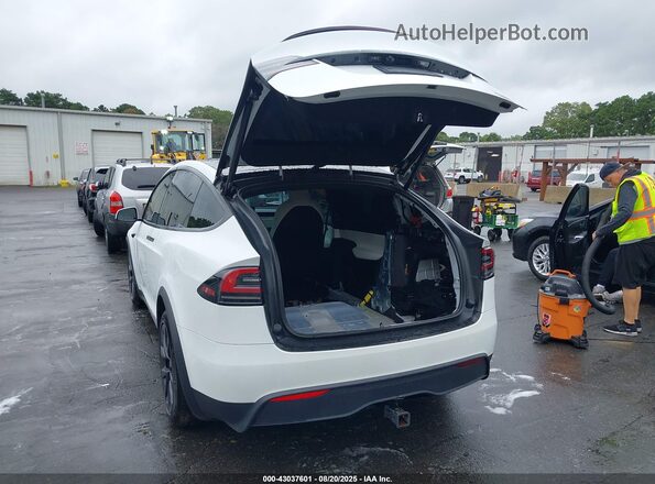 7SAXCBE61PF407905 2023 TESLA MODEL X White Trasero izquierdo