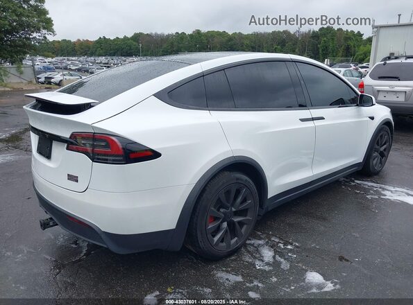 7SAXCBE61PF407905 2023 TESLA MODEL X White Trasero derecho