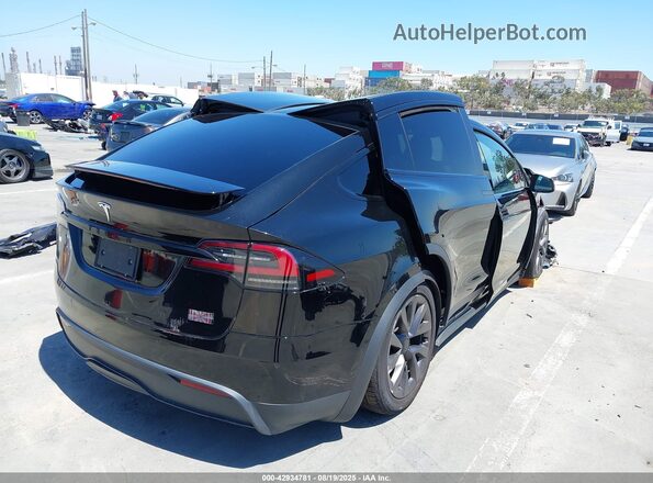 7SAXCBE65NF337483 2022 TESLA MODEL X Black Rear right