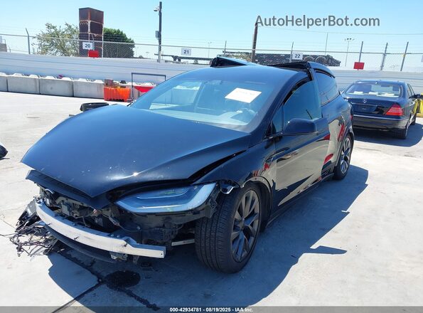7SAXCBE65NF337483 2022 TESLA MODEL X Black Front left