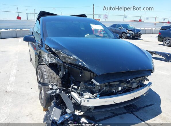 7SAXCBE65NF337483 2022 TESLA MODEL X Black Front view