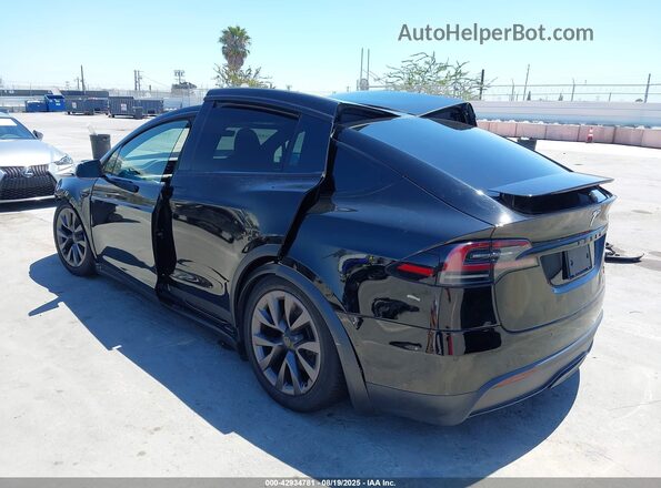 7SAXCBE65NF337483 2022 TESLA MODEL X Black Rear left