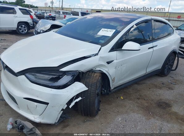 7SAXCBE65PF418602 2023 TESLA MODEL X White Przód lewy
