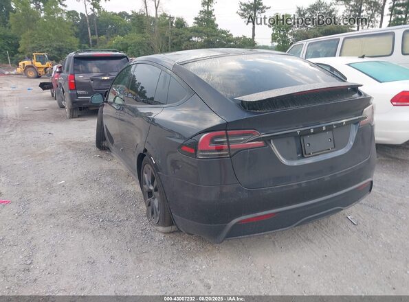 7SAXCDE5XRF453495 2024 TESLA MODEL X Серый Задняя левая четверть