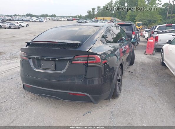 7SAXCDE5XRF453495 2024 TESLA MODEL X Серый Задняя правая четверть