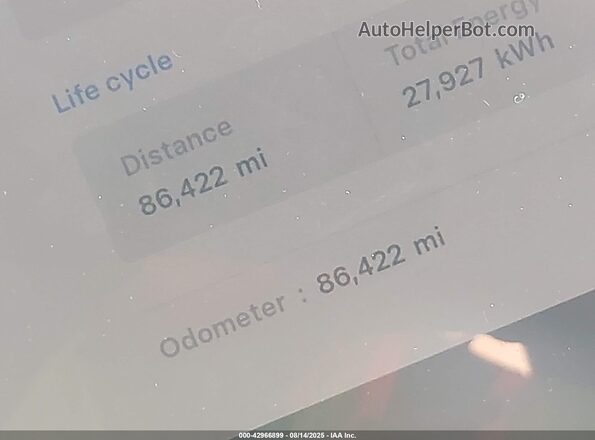 7SAYGDEE1NA003346 2022 TESLA MODEL Y Белый Панорамный вид салона 360°