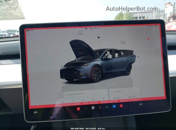7SAYGDEE2RF190864 2024 TESLA MODEL Y Blue 