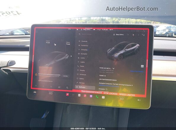 7SAYGDEE5RF016223 2024 TESLA MODEL Y Black 