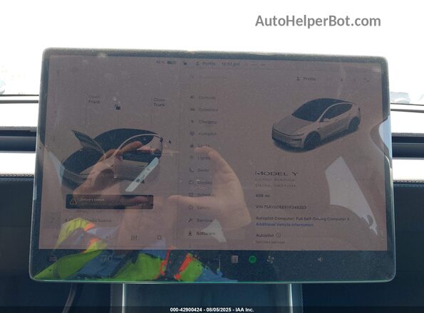 7SAYGDEE5TF346323 2026 TESLA MODEL Y Белый 