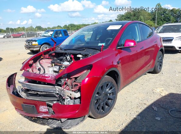 7SAYGDEE9RA256761 2024 TESLA MODEL Y Maroon 