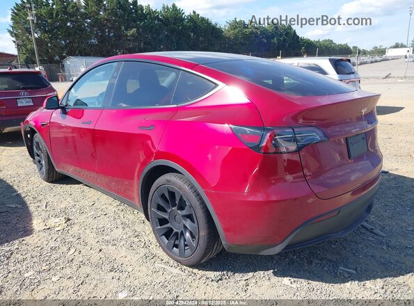 7SAYGDEE9RA256761 2024 TESLA MODEL Y Maroon 