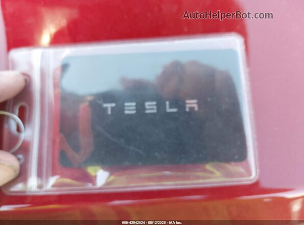 7SAYGDEE9RA256761 2024 TESLA MODEL Y Maroon 