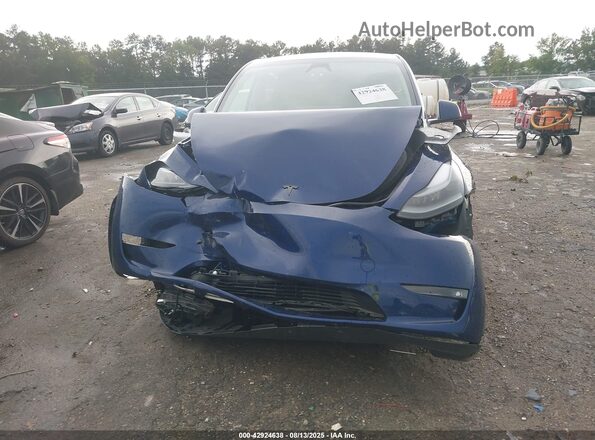 7SAYGDEE9RF169056 2024 TESLA MODEL Y Синий Вид панели приборов