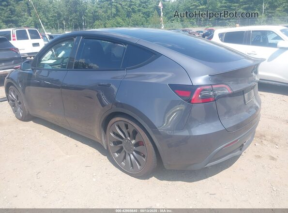 7SAYGDEF9PF614739 2023 TESLA MODEL Y Gray Задня ліва чверть