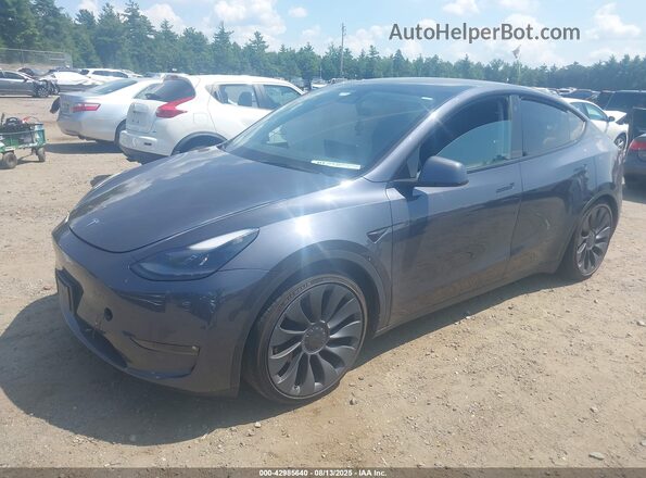 7SAYGDEF9PF614739 2023 TESLA MODEL Y Gray Передня ліва чверть