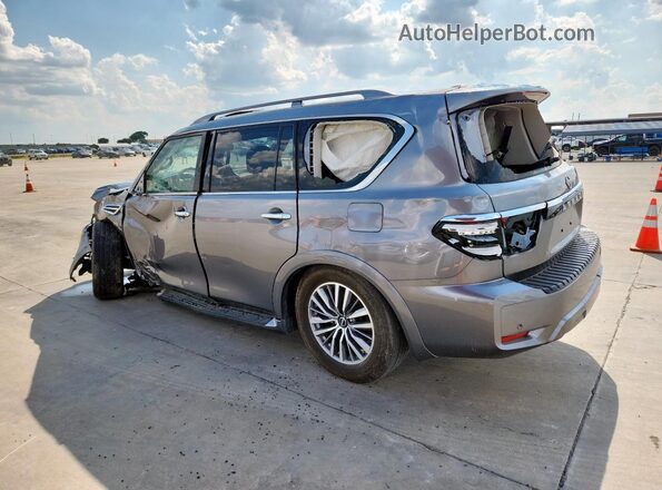 JN8AY2BD7N9676879 2022 NISSAN ARMADA Серый Задняя правая четверть