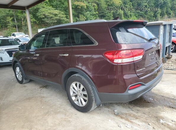 5XYPG4A30JG400159 2018 KIA SORENTO Burgundy 