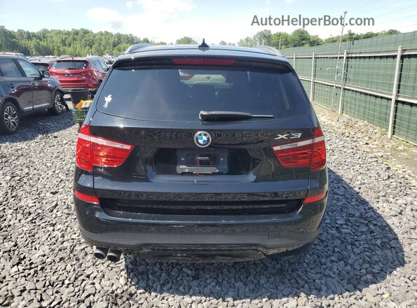 5UXWX9C59G0D82557 2016 BMW X3 Black Вид салону спереду