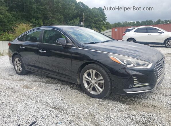 5NPE34AF9JH610989 2018 HYUNDAI SONATA Black 