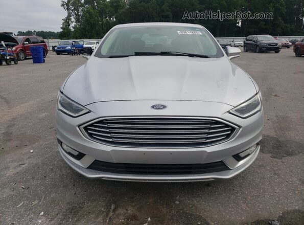 3FA6P0RU4JR128504 2018 FORD FUSION Silver 