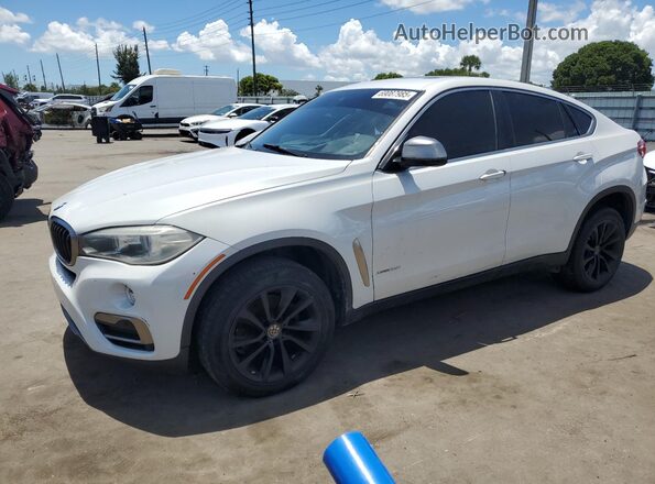 5UXKU2C5XJ0X48819 2018 BMW X6 White Հետևի ձախ
