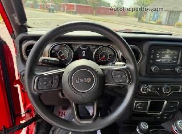 1C4GJXAGXJWXXXXXX 2018 JEEP WRANGLER Красный 