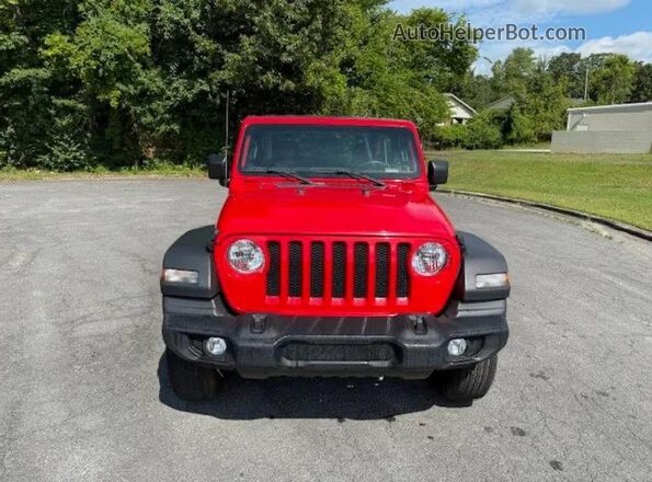 1C4GJXAGXJWXXXXXX 2018 JEEP WRANGLER Красный 