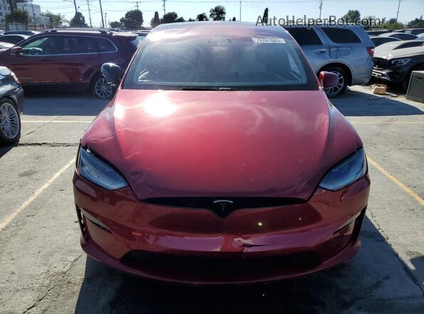 7SAXCAE57RF444414 2024 TESLA MODEL Red Вид ззаду