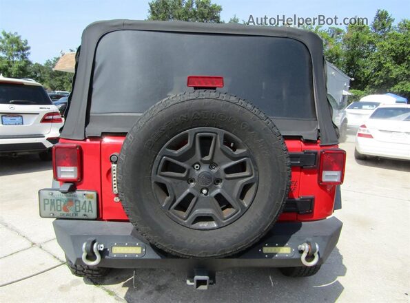 1C4AJWAG6JL9091XX 2018 JEEP WRANGLER Красный Передняя правая четверть