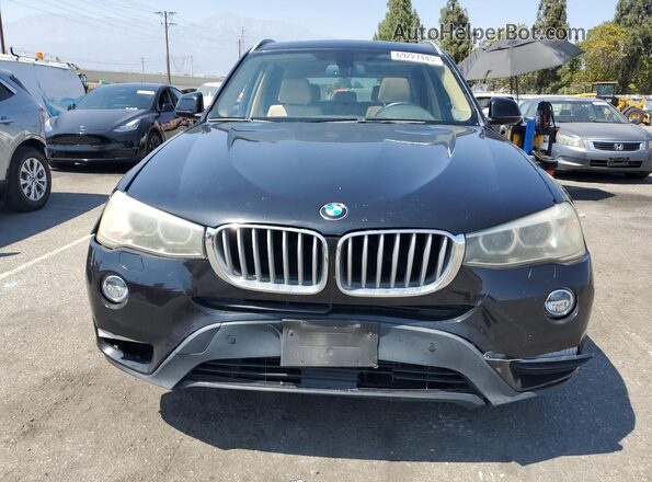 5UXWZ7C50H0V86015 2017 BMW X3 Black Vista trasera