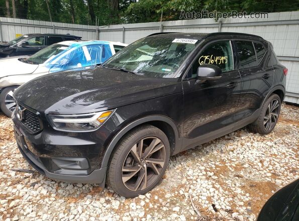 YV4162UM7M2556664 2021 VOLVO XC40 Черный Задняя левая четверть