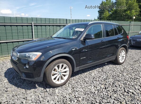5UXWX9C59G0D82557 2016 BMW X3 Black Задня ліва чверть