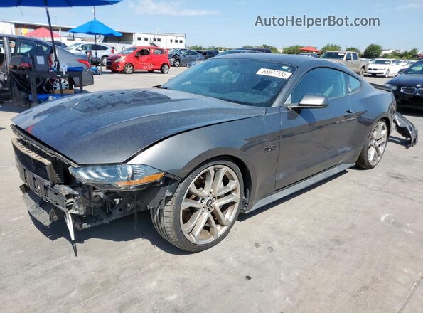 1FA6P8CF6J5154405 2018 FORD MUSTANG Серый 