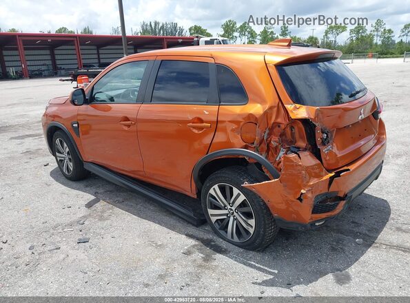 JA4AP3AU0LU030660 2020 MITSUBISHI OUTLANDER SPORT Оранжевый Задняя левая четверть