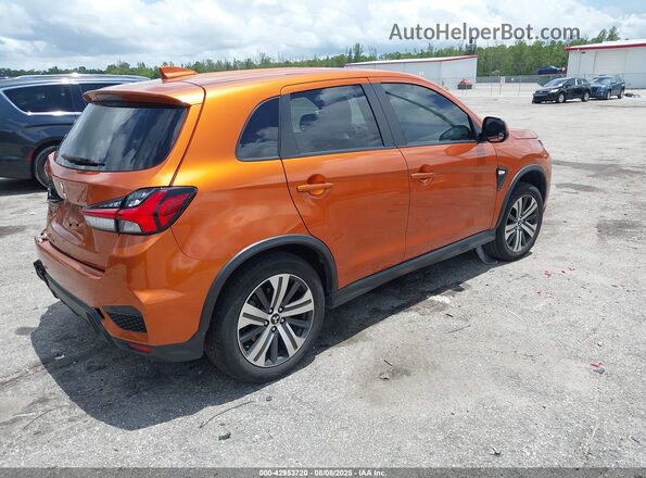 JA4AP3AU0LU030660 2020 MITSUBISHI OUTLANDER SPORT Оранжевый Задняя правая четверть