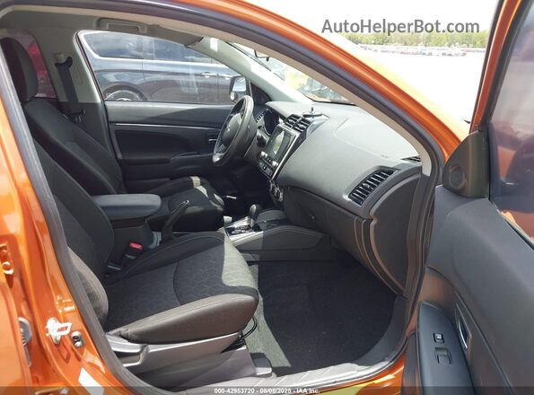 JA4AP3AU0LU030660 2020 MITSUBISHI OUTLANDER SPORT Оранжевый Вид салона спереди
