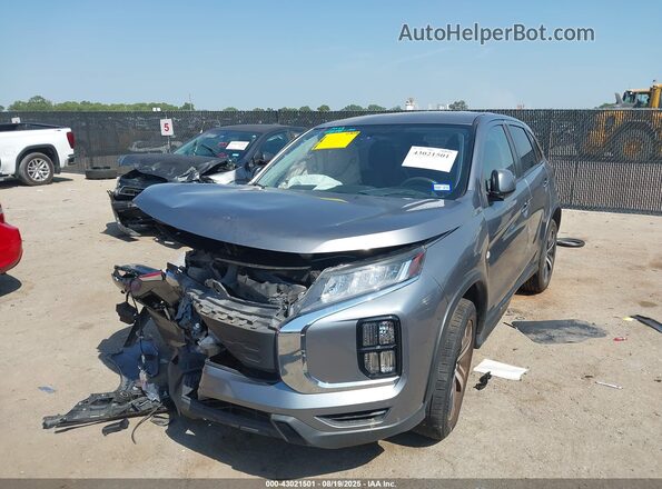 JA4AP3AU6LU016780 2020 MITSUBISHI OUTLANDER SPORT Gray წინა მარცხენა ხედი სამი მეოთხედიდან