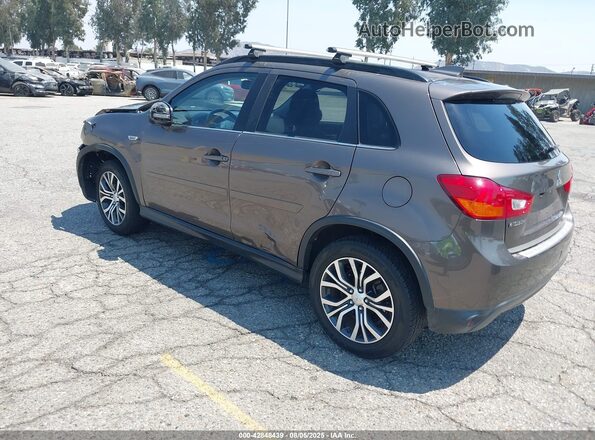 JA4AP4AW7HZ019043 2017 MITSUBISHI OUTLANDER SPORT Серый Задняя левая четверть